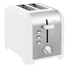 Kenmore 2-Slice Toaster - White and Silver Stainless Steel-1.5 in (3.8 cm) extra-wide slots