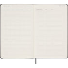 Moleskine Undated Weekly Planner - 12 Month - Large - Black - Hard Cover - 5" x 8.25"-70 GSM, acid-free paper