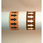 Accuform Signs Directional Flow Arrow Tapes, 54', Black On Orange-Colour - Black on Yellow