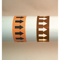 Accuform Signs Directional Flow Arrow Tapes, 54', Black On Orange-Colour - Black on Yellow