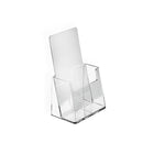 Azar Displays Counter Trifold Brochure Holder, 100 Pack (252012-100PK)-Literature displays prominently to exhibit important information and help consolidate scattered paperwork, files, maps or brochures