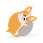 Kikkerland Corgi Lovers Pizza Cutter-High quality and sharp stainless steel blade delivers a smooth, rolling cut