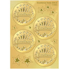 Trend Enterprises Excellence Award Seals Stickers - Gold - 6 Packs of 32-Colour: Gold