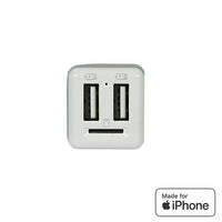 SPT iLink Backup Dual, Auto Backup and Charge Dual iDevices Simultaneously-Easy Auto Backup while Charging