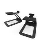 Kanto SE4 Elevated Desktop Speaker Stands for Midsize Speakers - Black-Designed for YU, YU4 or other medium sized speakers