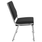 Flash Furniture HERCULES Series Black Antimicrobial Fabric Bariatric Medical Reception Chair-Stack Quantity: 10