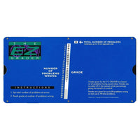 E-Z Grader Large Print Royal Blue Grader, 3 Pack (EZ-7200)-Scores up to 70 problems with up to 30 problems wrong