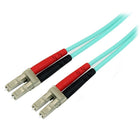StarTech 1M 10 Gb Aqua Multimode 50/125 Duplex Lszh Fiber Patch Cable Lc, Lc-Suitable for installations under restrictive building codes, with LSZH rating