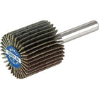 Merit Flap Wheels - Mandrel Mounted Flap Wheels, Aluminum Oxide/Ceramic, 80 Grit, 1" x 1" x 1/4" - 12 Pack-Abrasive Material: Aluminum Oxide