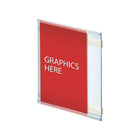 Azar Displays Adhesive-Back Nameplate, 8.5" x 8", 10 Pack (199628)-Made from Styrolux/PVC