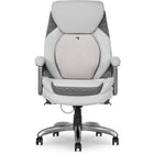 Sharper Image S-600 Active Lumbar Massage Chair - 27-3/4“ W x 30" D x 45-1/4" -48-1/4" H - White-Upholstered in bonded leather on all seating surfaces