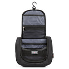 Swissgear Poly Tri-Fold Toiletry Bag - Black-Intergrated elastic strap system to keep bottles in place