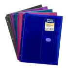 C-Line Super Heavyweight Poly Binder Pockets, Assorted Tropic Tones Colors, Side Loading, 11 x 8-1/2, 18 Pack-Made of durable, archival quality polypropylene and comes in assorted colours
