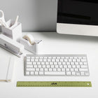 JAM Paper Stainless Steel Ruler with Non-Skid Backing - 12" - Lime Green - 12 Pack-Size: 12 Inches long / 1 Foot ruler