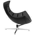 Flash Furniture Black LeatherSoft Swivel Cocoon Chair-Black LeatherSoft Upholstery