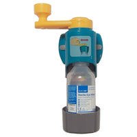 Astroplast Single Emergency Eyewash Station-The new Twist 'n' Open eyewash bottle allows immediate access to eyewash with 8x saline eyepods an 2x eyepads