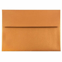 JAM Paper A8 Invitation Envelopes, 5.5 x 8.125, Stardream Metallic Copper, 250 Pack (9844H)-Copper stardream metallic envelope