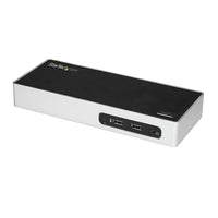 StarTech Dual Monitor USB 3.0 Docking Station-Connects your Mac or Windows laptop to dual monitors: HDMI + DVI, or HDMI + VGA
