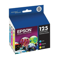 Epson 125 (T125520-S) Cyan, Magenta & Yellow Ink Cartridges, 3 Pack-Get standard-yield capacity per ink cartridge while enjoying cost savings