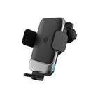 Powerology Qi 10W/7.5W Automatic Sensor Car Mount - Black-Car vent mount