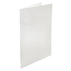 JAM Paper Handmade Recycled Folders, Metallic White, 6 Pack (5964502g)-Size: 9" x 12"