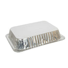 Luciano Aluminum Foil Rectangular Roasting Pan, 12.75 x 10.5 inches, Silver, 50 Pieces-Material: made of durable aluminum, disposable and easy to handle