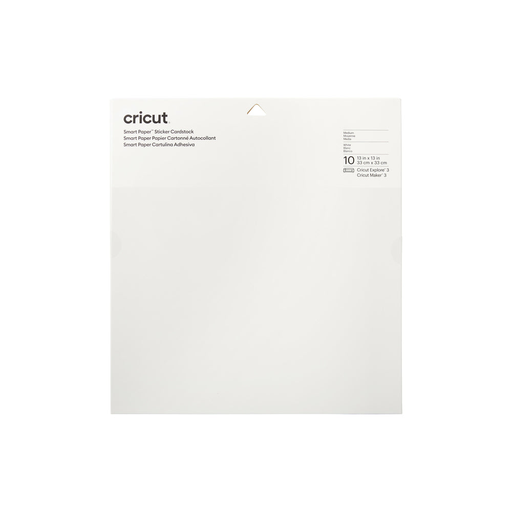 Cricut Smart Paper Sticker Cardstock - White - 13