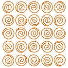 JAM Paper Circular Coloured Papercloops, Orange Round Paper Clips, 5 Packs of 50, 250 Total (21827540g)-5