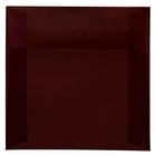 JAM Paper 6.5 x 6.5 Square Envelopes, Burgundy Translucent Vellum, 100 Pack (2813778B)-Burgundy translucent