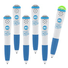 Educational Insights Hot Dots Light-Up Interactive Pen - Multicolor - Pack of 6-instant feedback: Pen provides audio feedback and lights up green for correct responses and provides gentle redirection and lights up red for incorrect answers. Sounds can be muted. (Pen requires 2 AAA batteries, not included.)
