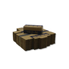 NSS Nickel (5c) Coin Boxes, 200 Pack-Fold together corrugated, Blue imprint