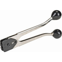 Kleton Steel Strapping Sealers, 1/2"W. (For Use With Closed & Semi-Closed Seals)-Chrome-plated steel construction
