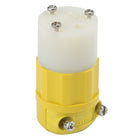 Corrosion Resistant Devices, XA849, Straight Blade Connector, Yellow Nylon Body and Cord Clamp, 2 Pack-Straight Blade Connector, Yellow Nylon Body and Cord Clamp