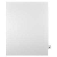 Mark Maker Legal Tabs - Letter Size - White - 1/25th cut - 25 tabs per package - 5 packages Pack - Number 47-White Single Tabs