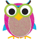 Ashley Magnetic Whiteboard Erasers, Burlap Scribble Owl, 6 Pack-Attractive Whiteboard Eraser for classroom decoration, easily cleans whiteboards