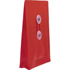 JAM Paper Plastic Envelopes with Button and String Tie - Open End - 4.25" x 6.25" - Pink - 12 Pack -Size: 4.25 x 6.25 inches 