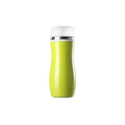 Timolino Tazza Vacuum Mug, Green, 350ml-Vacuum insulation keeps drink hot, cold & fresh for hours. Simply drop your tea leaves or fresh coffee grounds inside the cylinder & pour hot water on top; drink then seeps inside