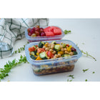 Minimal Silicone Food Storage Container - Clear - 460ml - Set of 2-Set of: 6