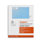 Staples White Return Address Labels for Inkjet/Laser Printers - 1/2" x 1-3/4" - 8000 Pack-Create customized labels for addressing and shipping