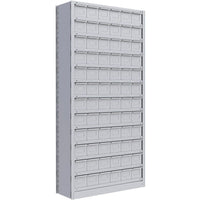 Metalware RK878 Boltless Shelving Unit, 13-Shelves, 36" x 18" x 76", Light Grey-Adjustable shelving system that provides high strength, yet economical storage capacity for your needs