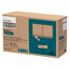 Cascades PRO Tandem Jumbo Roll Bath Tissue Dispenser, Double Roll - Dark Grey -Quick-check design for an instant view of paper levels