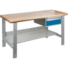 Kleton Pre-Designed Workbenches - 2500 Lbs. Cap. - 60" W x 36" D - 34" H-Capacity: 2500 lbs.