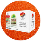 Sandtastik Floral Coloured Sand, 10 lb (4.5 kg) Box, Orange-Coarse grain with natural sparkle throughout