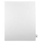 Mark Maker Legal Exhibit Index Tab White Single Tabs, 1/25th Cut, Letter Size, No Holes, Number 23, 25 Pack-White Single Tabs, 1/25th Cut