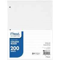 Mead Notebook Filler Paper College Ruled - 600 Sheets-10 1/2" x 8"