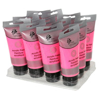 Time 4 Crafts 75ml Acrylic Paint, 6.75 x 6 inches, Pack of 12, Neon Pink-Quantity: 12 paint tubes (all in same colour)