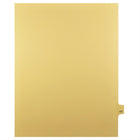 Mark Maker Legal Tabs - Letter Size - Buff - 1/25th cut - 25 tabs per package - 5 packages Pack - Number 171-Buff Single Tabs