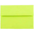 JAM Paper A6 Invitation Envelopes, 4.75 x 6.5, Brite Hue Ultra Lime Green, 100 Pack (52610g)-Ultra lime green