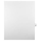 Mark Maker Legal Exhibit Index Tab White Single Tabs, 1/25th Cut, Letter Size, No Holes, Number 116, 25 Pack-White Single Tabs, 1/25th Cut