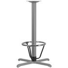 Flash Furniture Bar Height Table Base Foot Ring with 3.25'' Column Ring - 16'' Diameter - 2 Pack-Proper leg support encourages better posture